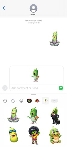 贝托吉苦瓜贴纸 screenshot