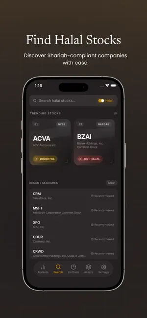 Asal Invest: Halal Investing screenshot 3