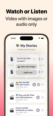 Little Tales Studio: Audiobook iPhone screenshot