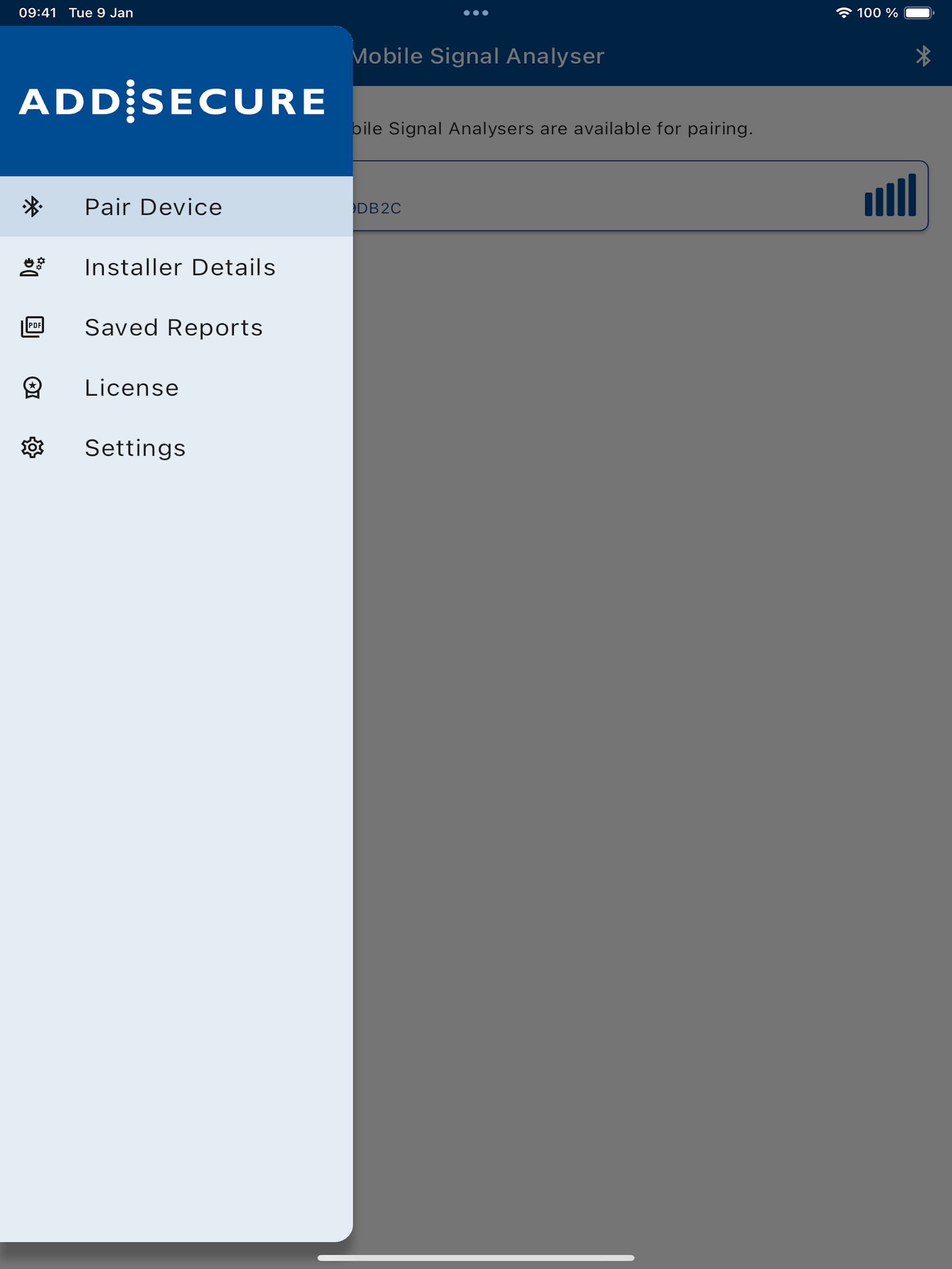 AddSecure Mobile Analyser