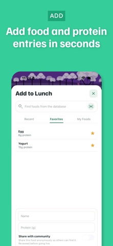 SpotterPal: Protein Tracker Screenshot 3 of 4