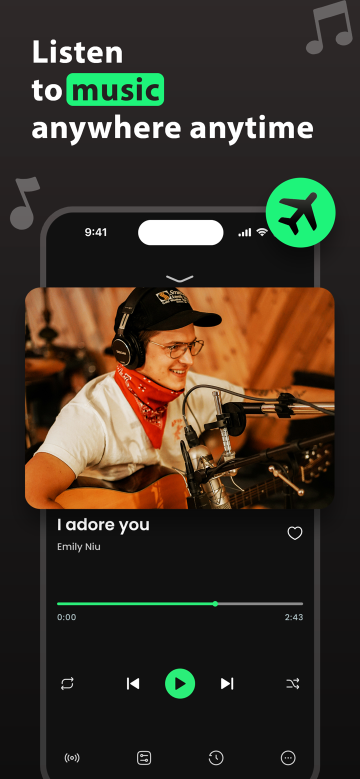 Offline Music Player - No wifi screenshot 1