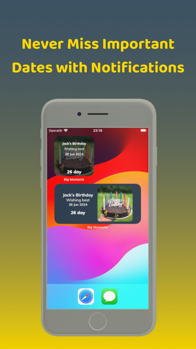 Countdown - Big Moments Widget Screenshot