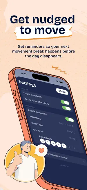 Exercise Snacks – Stay Fit screenshot 3