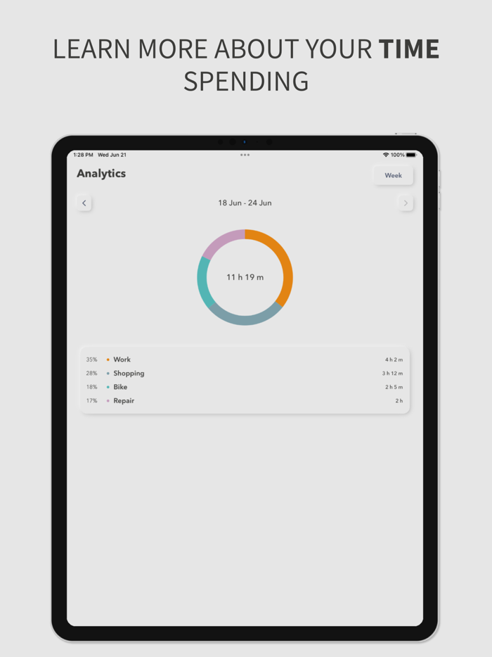 Trackly Time Tracker  Focus