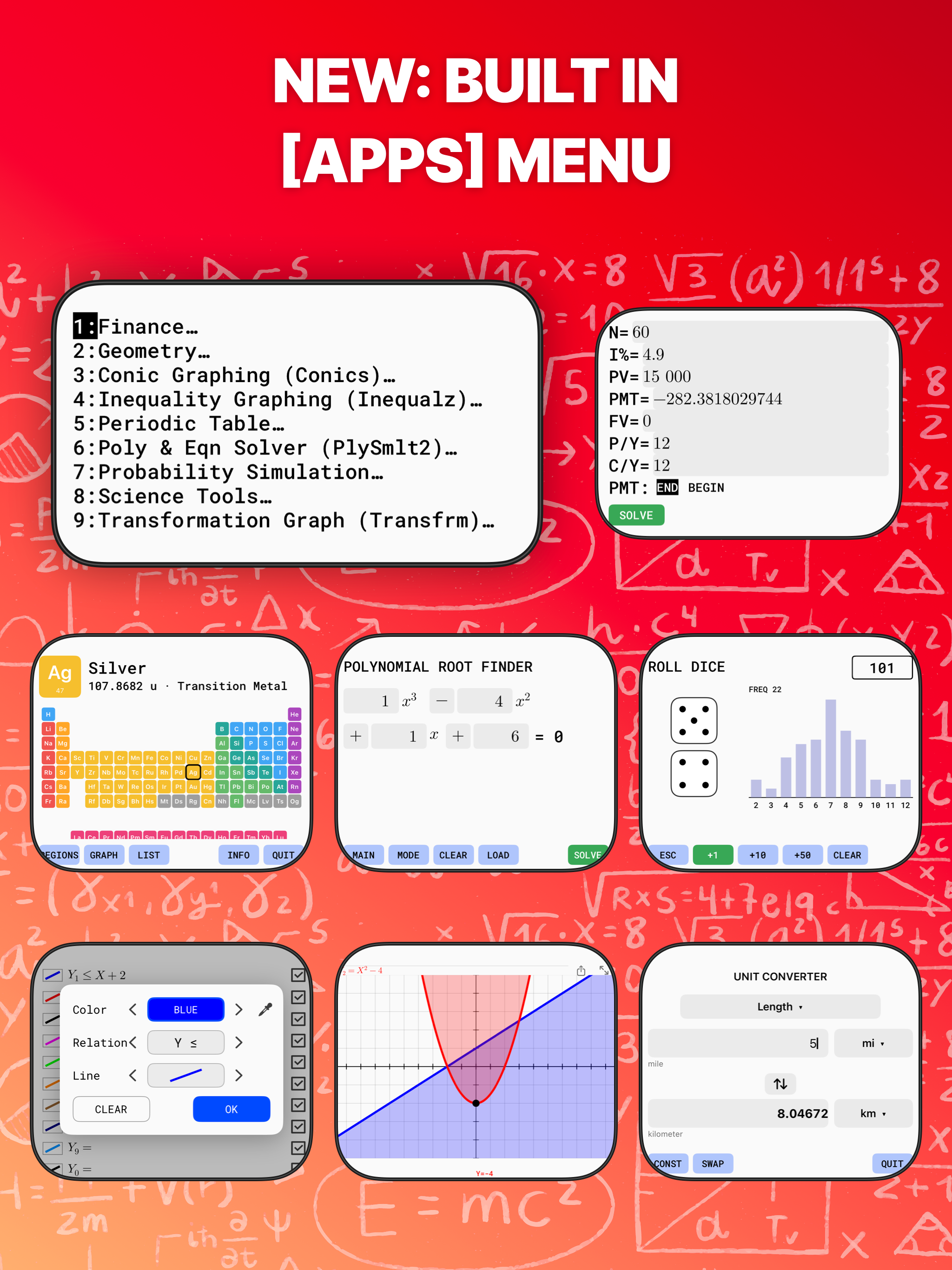 Taculator 84 Graphing Calc screenshot 12
