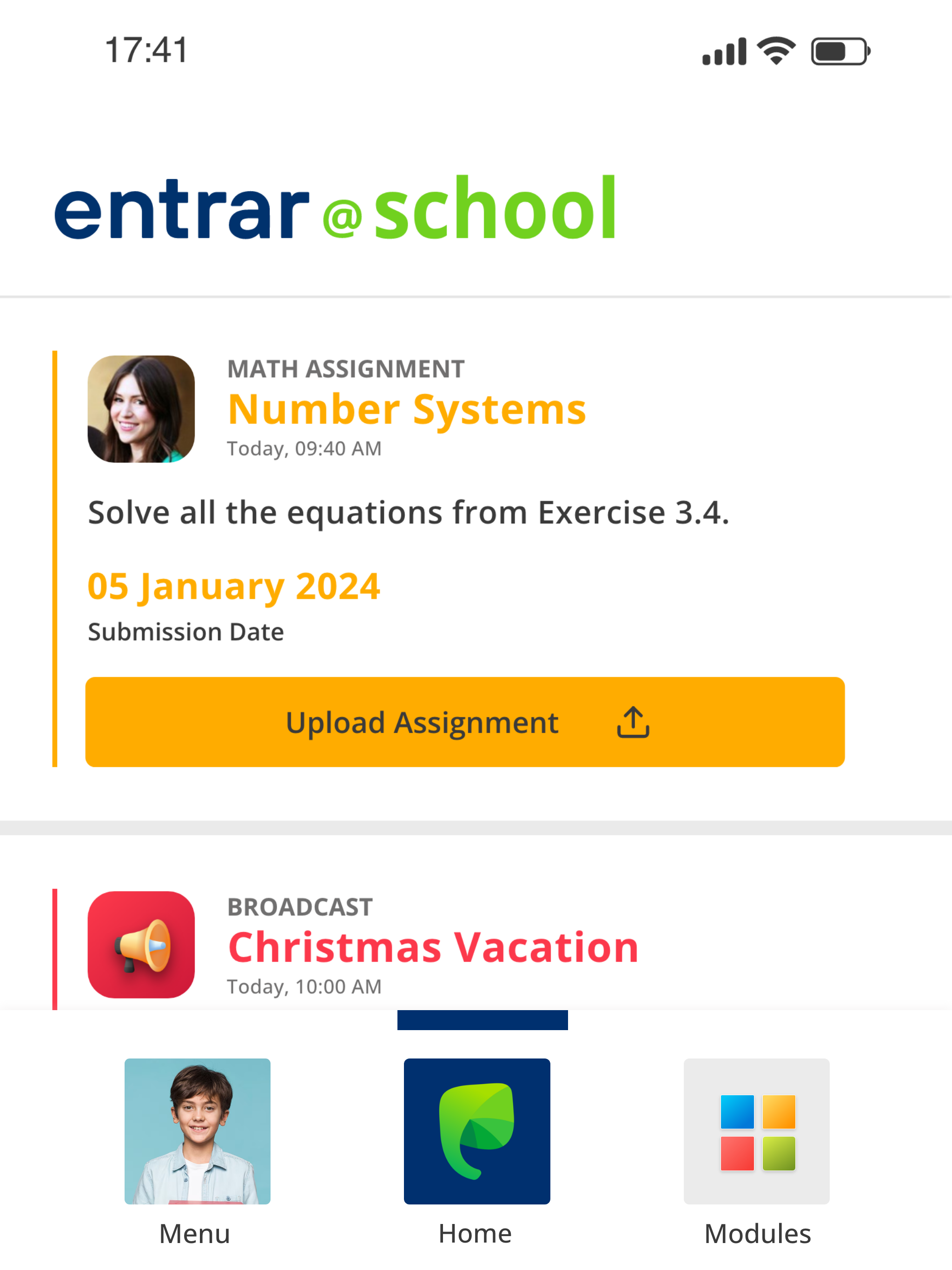 Entrar Student