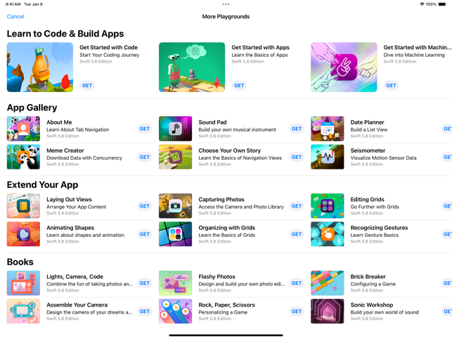 Swift Playground Screenshot