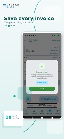 Bazaar Bills screenshot