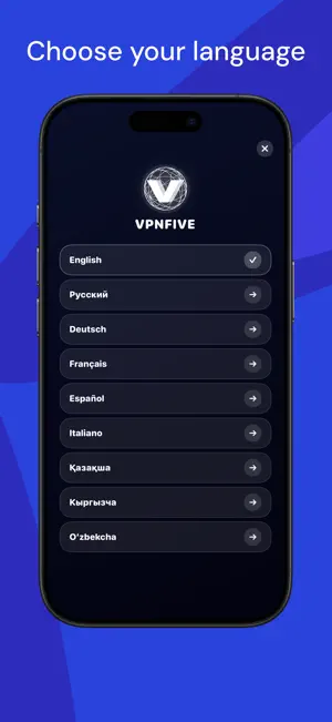 VPNFIVE: Fast VPN screenshot 1