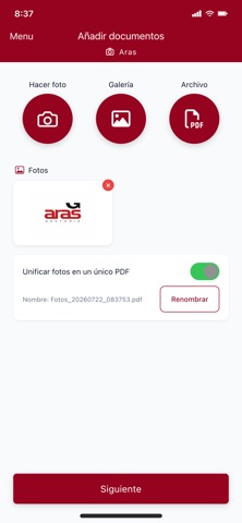 Gestoria Aras screenshot