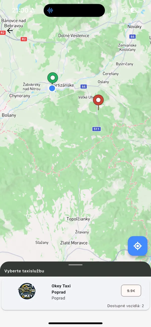 Screenshot #3 pour Okey Taxi Poprad