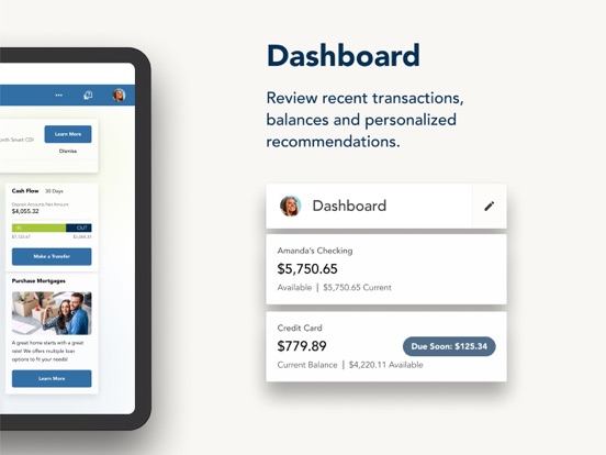 TAPCO CU iPad screenshot 2 - Finance app