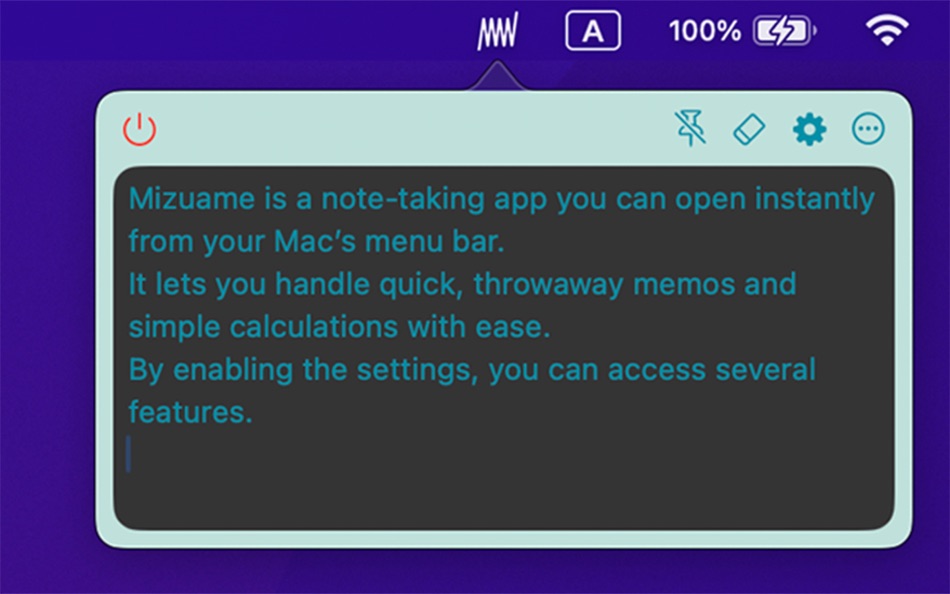 #2. Mizuame (macOS) 由: Akira Nakamura