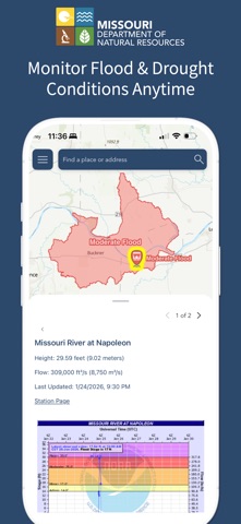 Missouri Flood & Drought screenshot
