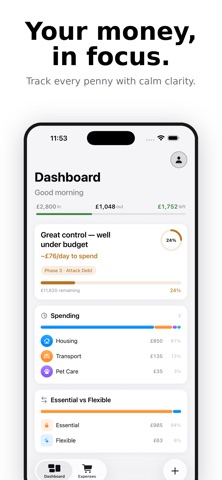 Clearway - Calm Budgeting App Screenshot 1 of 6