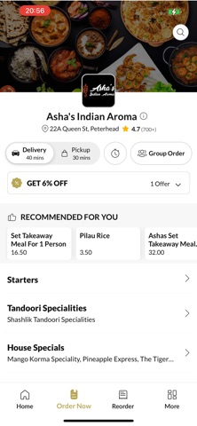 Asha's Indian Aroma Screenshot 2 of 4