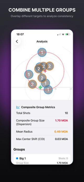 ShotAnalyzerX - Target Scoring Screenshot 4 of 6