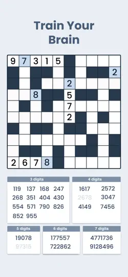 Captura de pantalla de Crossnumbers - Puzzle Games en iPhone 3