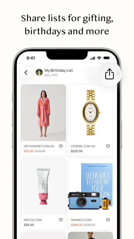 Sortd | Shopping Wishlist App screenshot 3 of 6