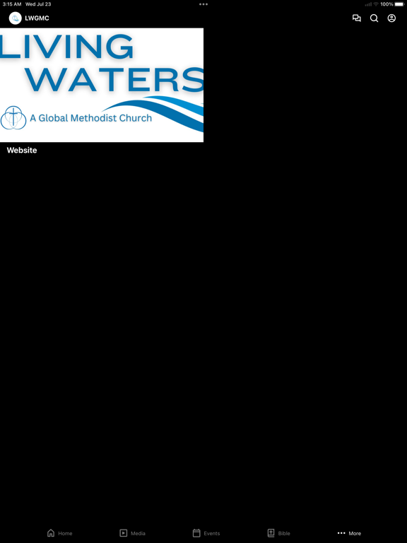 Living Waters GMC iPad screenshot 4 - Education app