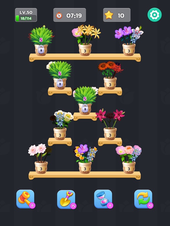 Screenshot #4 pour Blossom sort - Jeux de fleurs