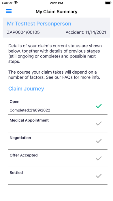 Screenshot #1 pour Carpenters MyClaim