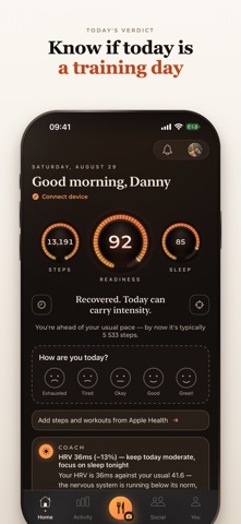 Corio: Cardio Age & Recovery screenshot
