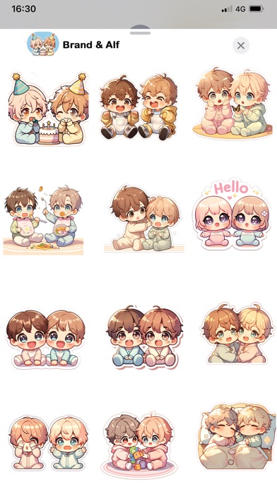 Screenshot #2 pour Brand and Alf, Cute Stickers