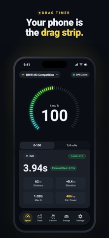 Race Stats: Lap & Drag Timer app screenshot