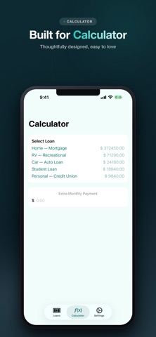 LoanLens iPhone screenshot