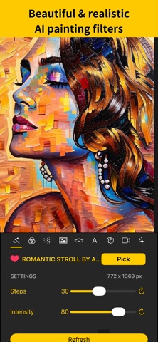 SDFX - Paint & Cartoon Filters iPhone screenshot