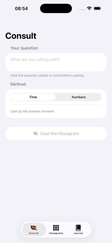 Yarrow — I-Ching Oracle Screenshot 1 of 3