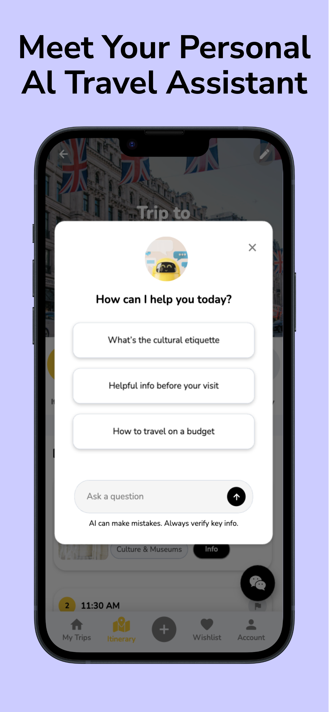 Trip Planner AI - WiseDots