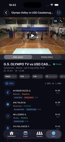 Volley Control Center iPhone screenshot