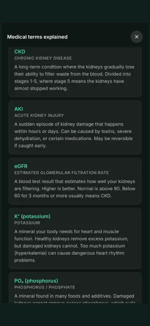 KidneySafe Check screenshot 4