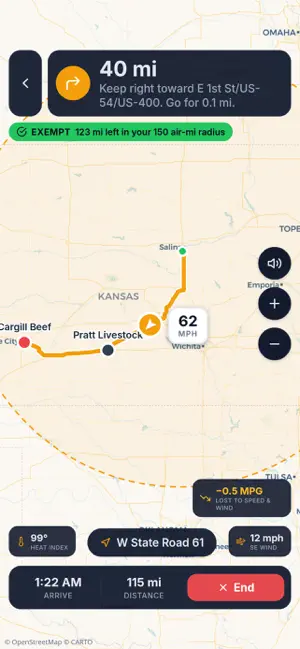 Live Haul: Livestock Truck GPS screenshot 2