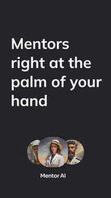 Mentor AI - your daily guide screenshot