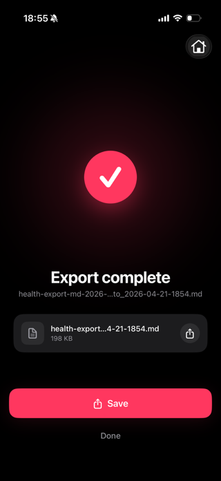 Health Export Kit Screenshot 5 of 5