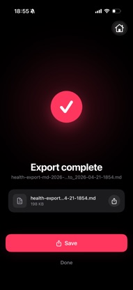 Health Export Kit screenshot 5