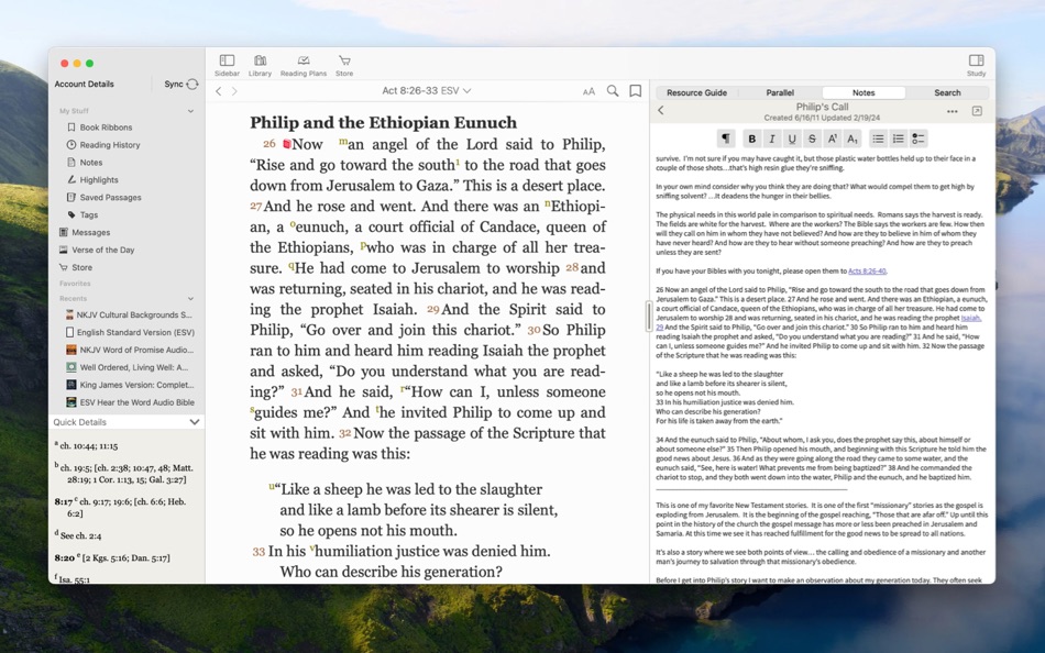 #10. Bible Study (macOS) 由: Gospel Technologies LLC