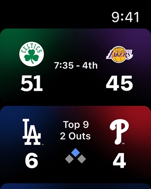Apple Watch screenshot