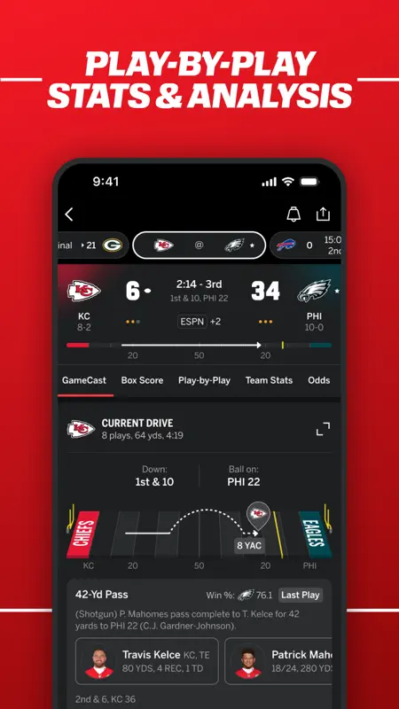 ESPN: Live Sports & Scores screenshot 7 of 10