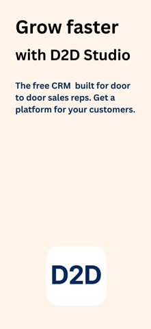 D2D Sales CRM iPhone screenshot