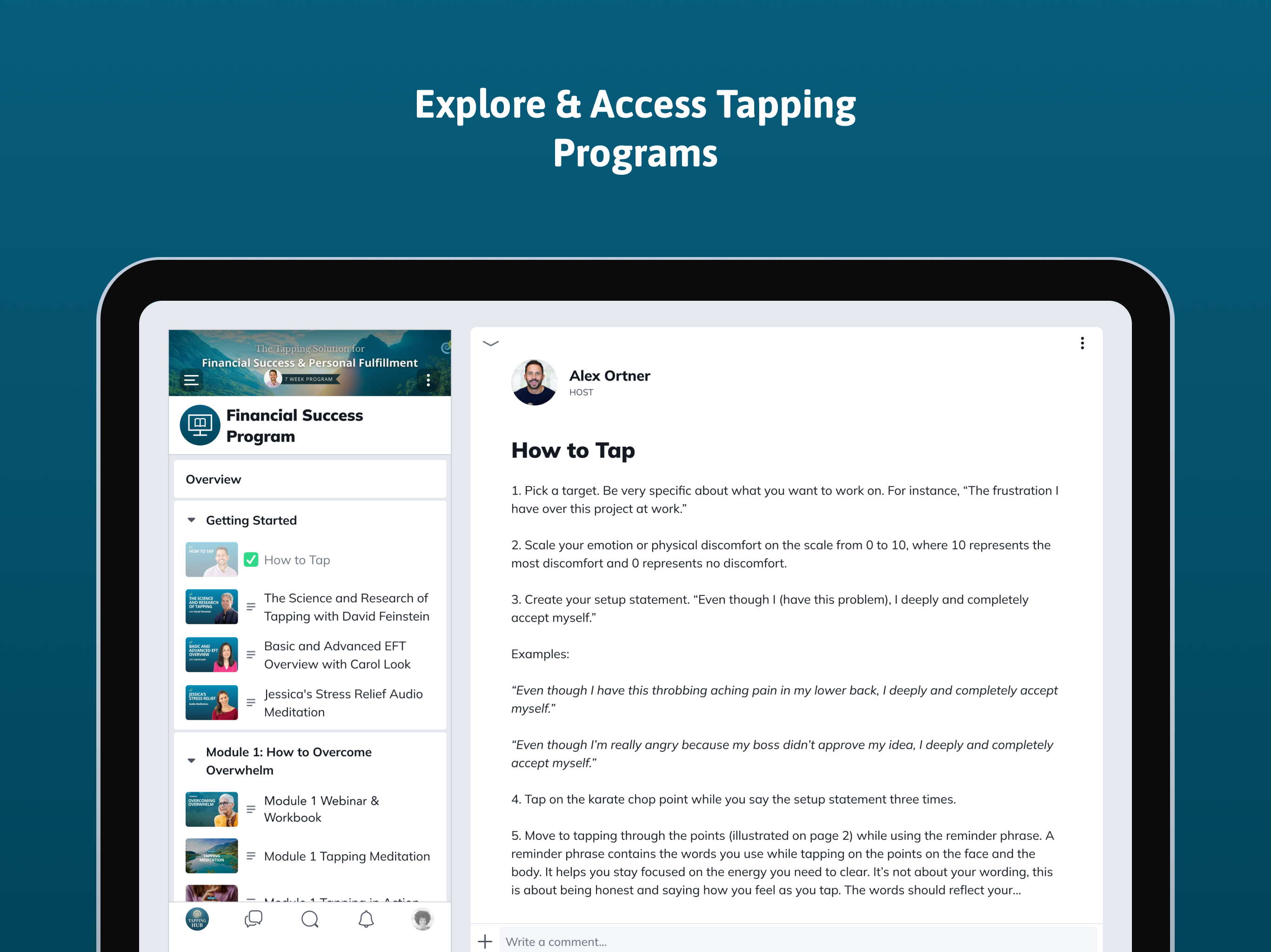 The Tapping Hub screenshot 6
