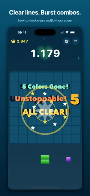 Lineburst: Block Puzzle Game screenshot 1