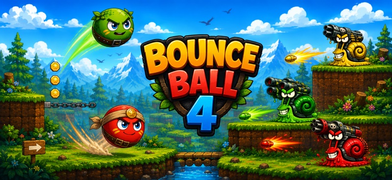 Bounce Ball 4 - Red Ball Hero screenshot 2