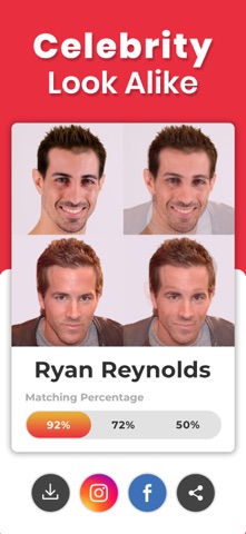 Celebrity Look Alike! Celebs iPhone screenshot