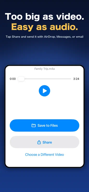 AudioPeel: Video to Audio screenshot 4 of 6