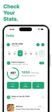 Foshape - Calorie Log Screenshot 2 of 5